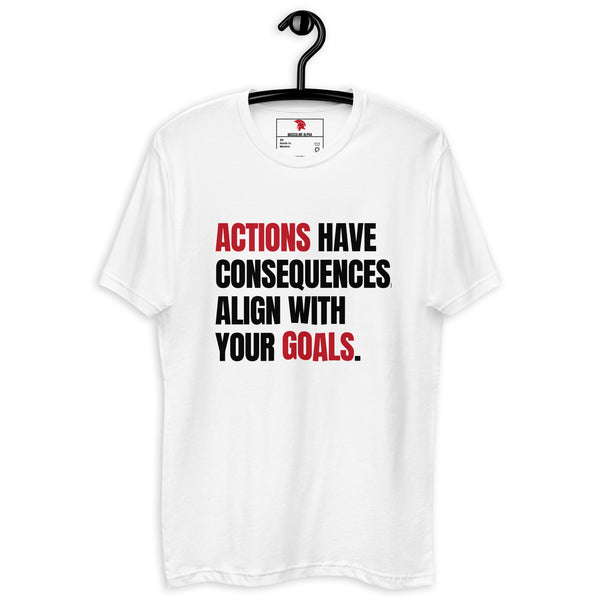 Actions Have Consequences. Short Sleeve T-shirt